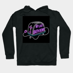 Retro inscription "My last bath bomb" Hoodie